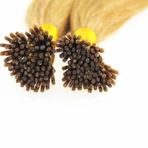 Cina Sample Order Accepted I-tip Hair Extension For Black Women,Pre-bonded Hairs Accept Escrow Payment produttore