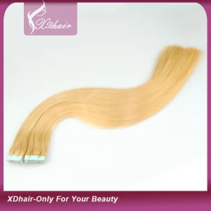 Chine Seamless Skin PU Weft Remy Virgin Double Drawn Human Hair Tape Hair Extension Indian Hair Brazilian Hair Russian Hair Peruvian Hair fabricant