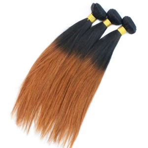 China Shade human hair extension dip dye weft 100g/pc wave 160g/pc ombre hair manufacturer