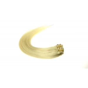 An tSín Silky straight clip in hair extensions déantóir