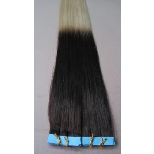 중국 Straight brazilian hair tape in hair extentions cheap tape hair extension for wholesale 제조업체