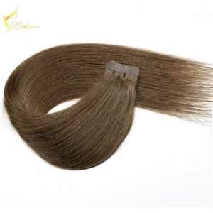 China Straight hair for each 5a 6a 7a 8a 100% human hair tape in extension fabricante