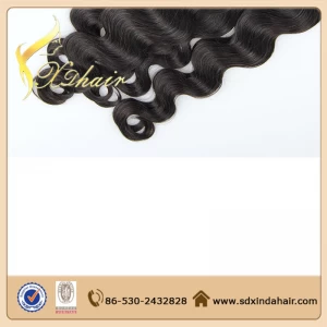 China Tangle Free Natural Wave Brazilian Hair Weft manufacturer