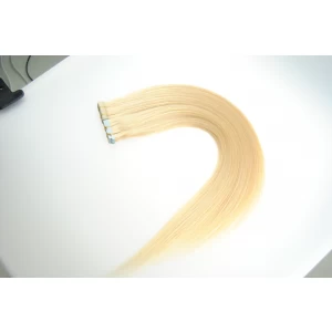 Chine Tangle free&No shed 100% Remy Cuticle Hair, straight, Super Tape Hair,europeanhuman hair pieces fabricant