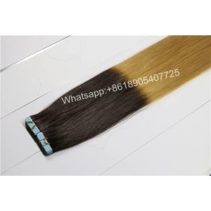 中国 Tape hair ombre color 制造商