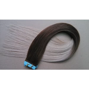 An tSín Top Selling 7a Grade Wholesale Unprocessed Full Cuticle Virgin Brazilian tape in hair extension déantóir