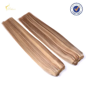 China Top Ten 100% Human Brazilian Smooth Silky Straight Clip In Remy Hair Extension manufacturer