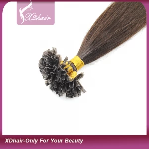 Chine U tip hair extensions 1g 100% Human Hair Virgin Remy Hair Wholesale Cheap Price High Quality Manufacture Supplier in China fabricant