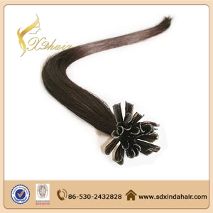 An tSín U tip human hair extensions remy human hair 100% human hair wholesale déantóir