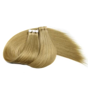 An tSín Undetetable straight double side tape skin type seamless easy high sticky russian invisiable pre tape in hair extension déantóir