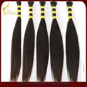 中国 Unprocess top grade 6a human hair bulk peruvian hair 制造商
