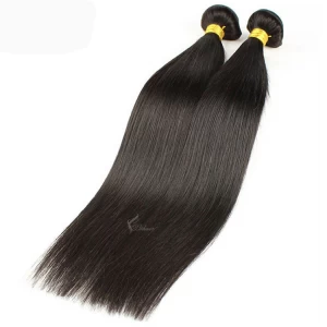 An tSín Unprocessed remy hair grade 6a, silky straight hair weft, virgin hair brazilian hair extension déantóir