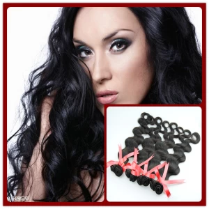 Chine Unprocessed remy virgin peruvian hair,hot selling 5a grade 100% aliexpress body wave hair bundles fabricant