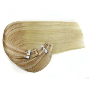 China Using raw human extensions materials to make hair products looking nice thin fine pictures for super tape in hair fabricante