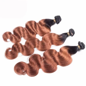 China Virgin Brazilian hair ombre,body wave ombre hair weaves,cheap ombre hair extension manufacturer