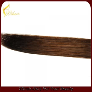 中国 Virgin Remy skin weft hair extention PU tape hair 制造商
