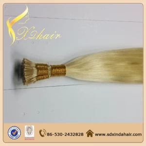 China Wholesale 100% remy indian pre-bonded hair I Tip Hair Extension manufacturer