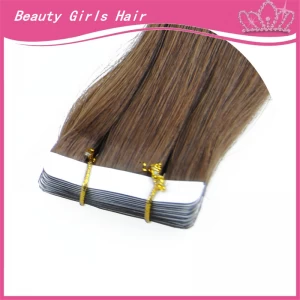 中国 Wholesale 22 inches remy indian strong seamless double drawn 30 inch remy tape hair extensions 制造商