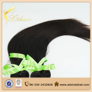 China Wholesale 6A Unprocessed Brazilian Virgin Hair weft manufacturer