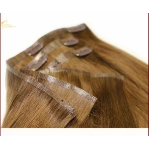 China Wholesale Brazilian Hair Weave 30 Inch Hair Extensions Clip in for fine hair fabricante