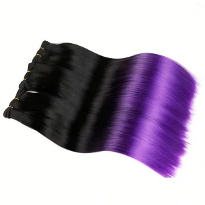 China Wholesale Cheap ombre hair extensions virgin brazilian ombre hair weaves manufacturer