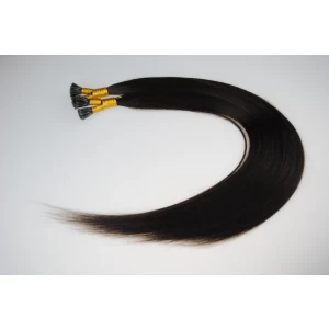 中国 Wholesale High Quality Silky Straight 100% Indian Hair Italian Keratin I-Tip Hair Extensions For Black Women Ali Express 制造商