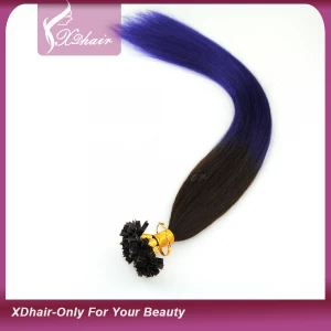 China Wholesale Price Pre-bonded Hair Extension I/u/v/flat/nail Tip Extensions,1 G/ S manufacturer