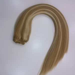 porcelana Wholesale Pure Indian 30 Inch Remy Virgin Human Hair Weft fabricante