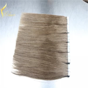 Chine Wholesale Tape In Hair Extentions Natural Looking 100% High Grade Brazilian Human Tape Hair fabricant