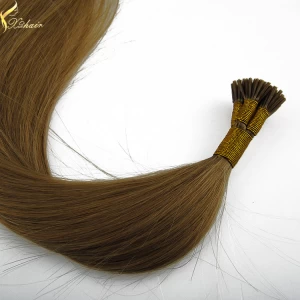 Chine Wholesale alibaba high quality grade 7a i tip hair extension 40 inch fabricant