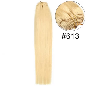 中国 Wholesale cheap grade 7A unprocessed human hair weft bundles 100% brazilian hair weft 制造商