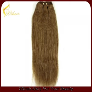 porcelana Wholesale pprice machine weft 8inch -32inch beauty girl hair  healty hair fabricante