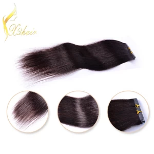 China Wholesale sassy virgin remy brazilian tape hair extensions manufacturer