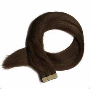 China Wholesale straight hair, 100% brazilian human hair, tape hair extension fabricante