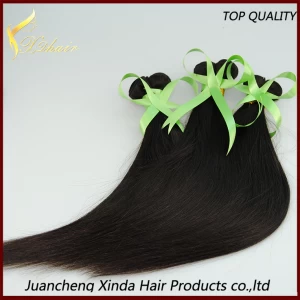 China Wholesale top quality cheap 100% unprocessed virgin brazilian hair weave fabricante