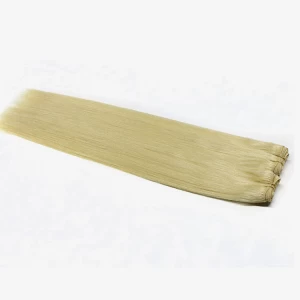 中国 Wholesales raw unprocessed virgin brazilian 613 blonde color weave 制造商