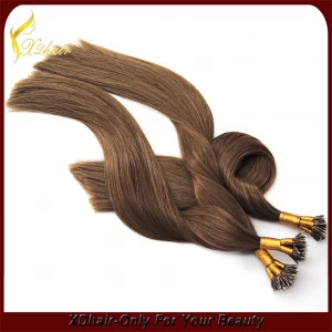 Cina XINDA Hot nuovo prodotto per il 2015 Virgin Remy Nano dei capelli umani di estensione punta disegnato doppio Nano anello Tip Hair Extension produttore