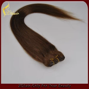 中国 XINDA Unprocessed wholesale 5A 100% virgin human hair weft 制造商