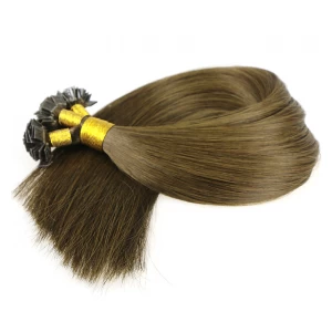 中国 alibaba best seller first rate virgin brazilian indian remy human hair seamless flat tip hair extension 制造商