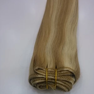 China best selling wholesale weft hair extensions for white women fabricante