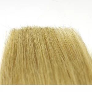 Chine blond color braizlian human flat tip hair extensions fabricant