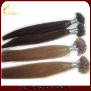 China bohemian keratin fusion tip 100% remy human hair extension manufacturer