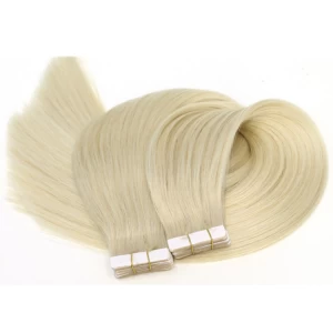 An tSín braiding hair double drawn virgin brazilian indian remy human PU tape hair extension déantóir