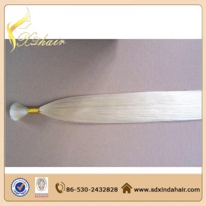 porcelana cheap human hair bulk without weft fabricante