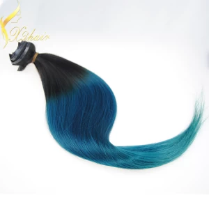China cheap ombre clip in hair extension, human hair clip hair extension Hersteller