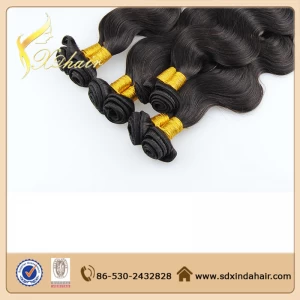 China cheap pure indian hair weft fabricante