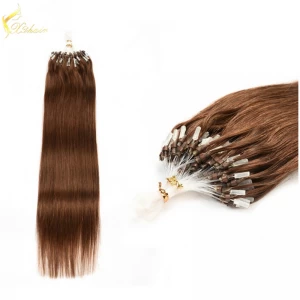 중국 china supply high quality low price 100 brazilian remy hair micro ring hair extensions for black women 제조업체