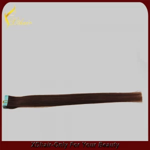 中国 double drawn colorful human tape hair extensions 制造商
