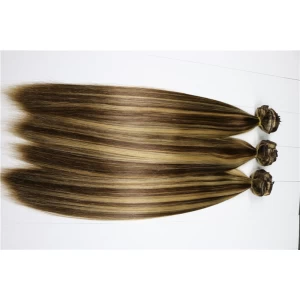 China double drawn human clip in hair fabricante