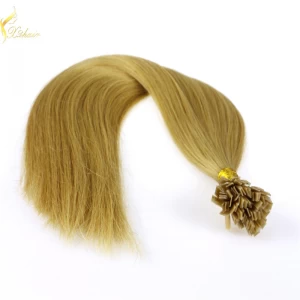 Cina double drawn remy human I tip/Flat tip/Utip hair extensions remi human hair extensions produttore